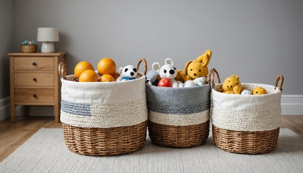 Découvrez les paniers rangement bébé alliant style et sécurité